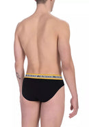 "Black Cotton Men Brief Pack"