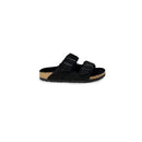 Black Suede Leather Sandal