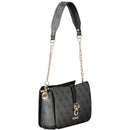 Black Polyethylene Women Handbag