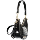 Black Polyethylene Women Handbag