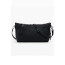 Black Polyethylene Women Handbag