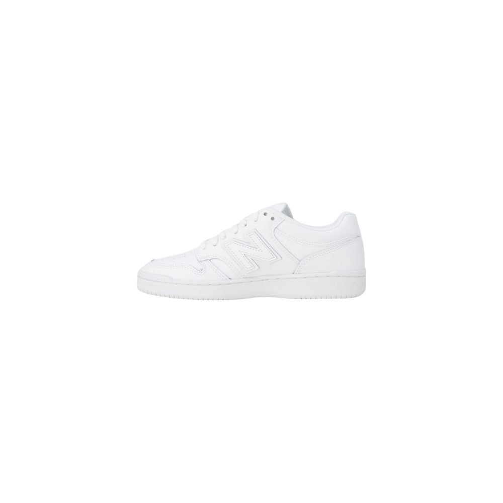 White Artificial Leather Sneaker