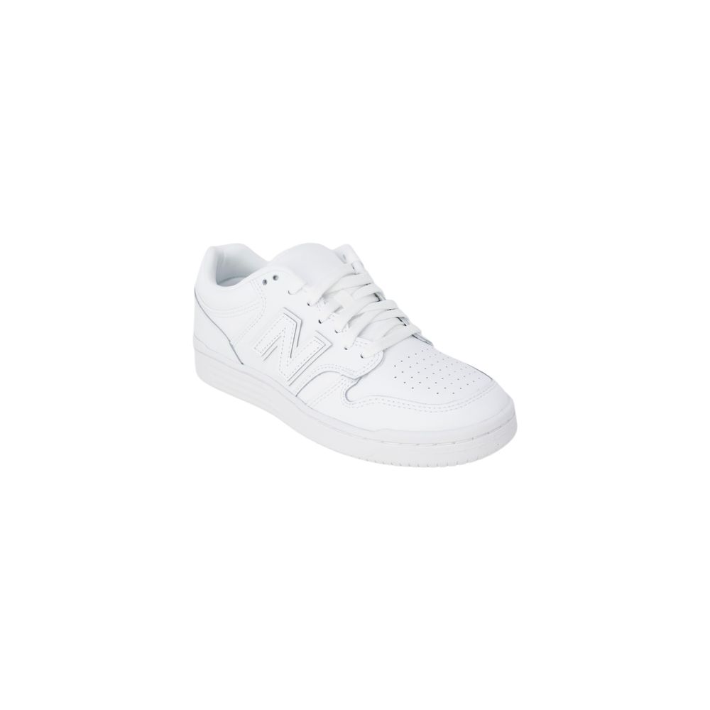 White Artificial Leather Sneaker