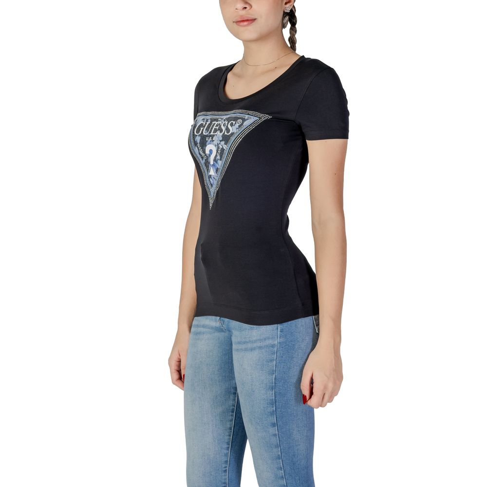 Black Cotton T-Shirt