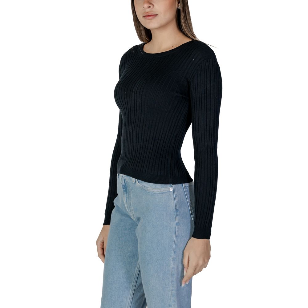 Black Recycled Polyester Sportswear