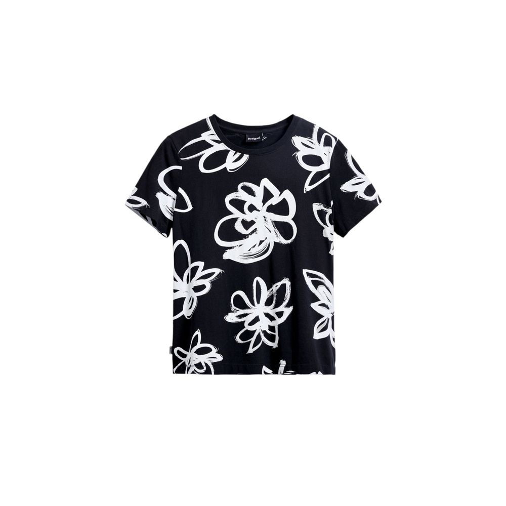 Black Cotton T-Shirt