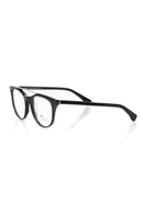 Black Acetate Unisex Eyeglass Frame