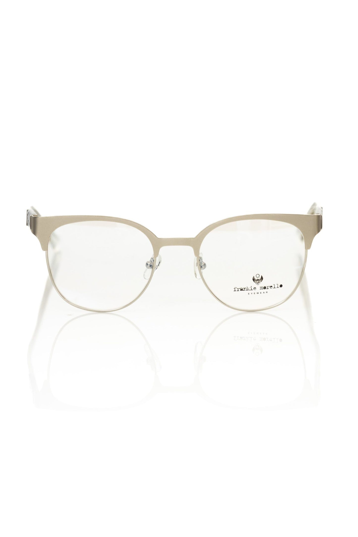 Black Metallic Women's Eyeglass Frame