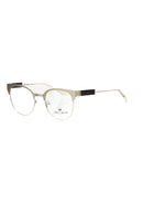 Black Metallic Women's Eyeglass Frame