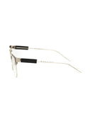 Black Metallic Women's Eyeglass Frame