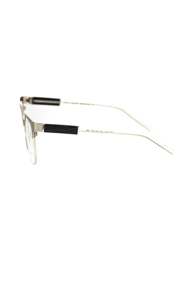 Black Metallic Women's Eyeglass Frame