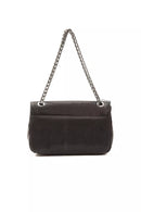 Black Leather Women Crossbody Bag