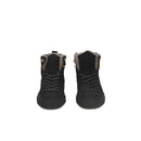 Black Cowhide Women Sneaker