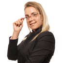 Beige Women Glasses Frame