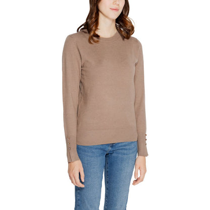 Beige Viscose Sportswear