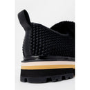 Black Leather Platform