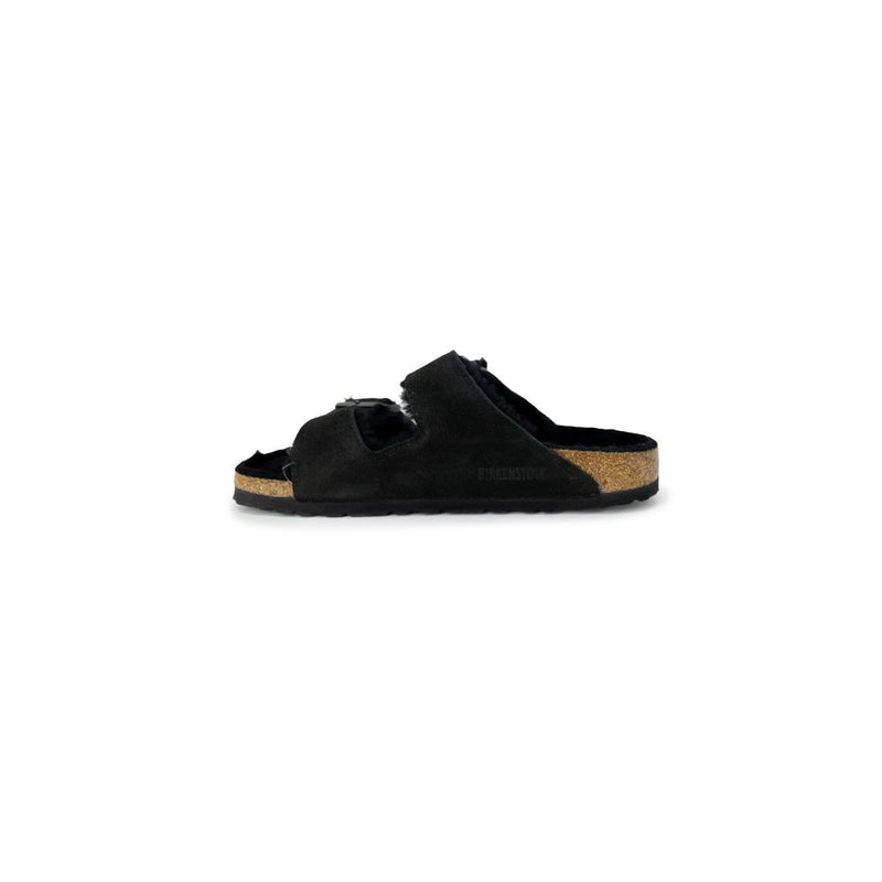 Black Suede Leather Sandal