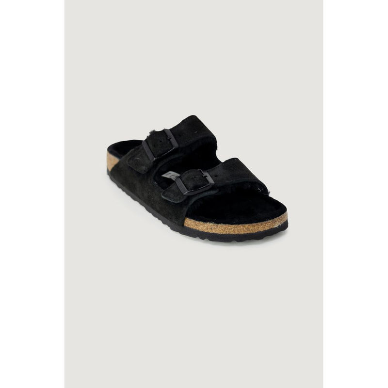 Black Suede Leather Sandal
