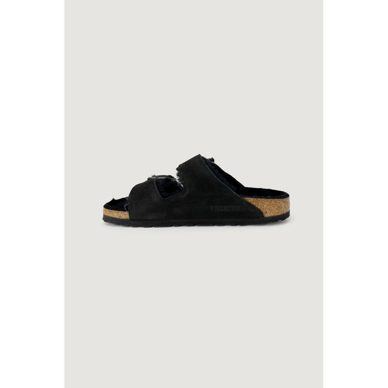 Black Suede Leather Sandal