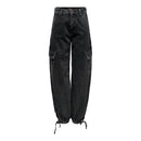 Black Cotton Boyfriend Jean