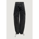 Black Cotton Boyfriend Jean