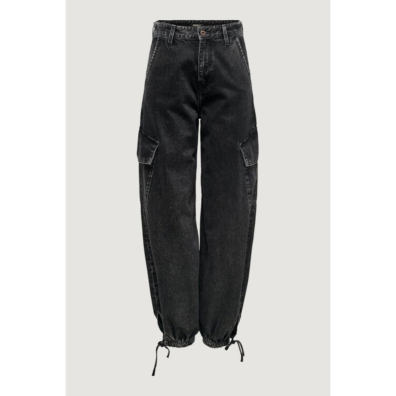 Black Cotton Boyfriend Jean