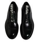 Black Patent Leather Derby Lace Up Formal Dress Shoes