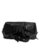 Black Gray Leopard DG Logo Belt Waist Fanny Pack Bag