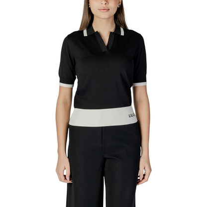 Black And White Viscose Sweater