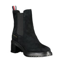 Black Leather Women Boot