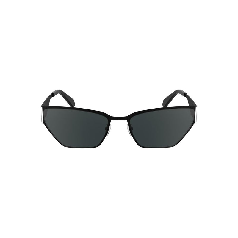 Black Metal Women Sunglasses
