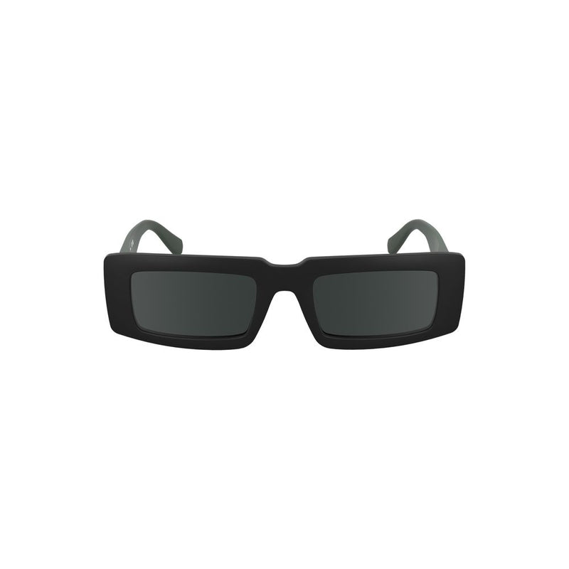 Black Bio-Based Fabric Men Sunglasses