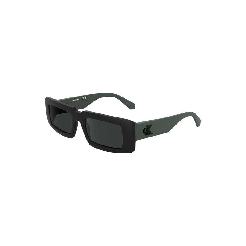 Black Bio-Based Fabric Men Sunglasses
