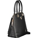 Black Polyethylene Women Handbag