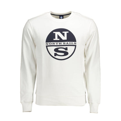 White Cotton Men Sweater