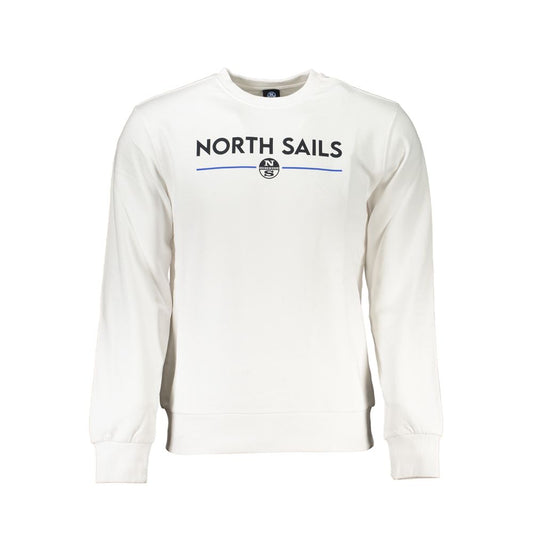 White Cotton Men Sweater