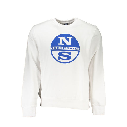 White Cotton Men Sweater