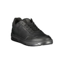 Black Leather Men Sneaker