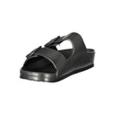 Black Plastic Men Sandal