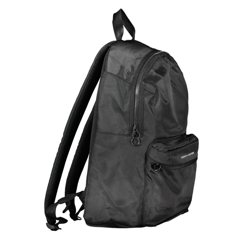 Black Polyester Backpack