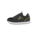 Black Polyester Sneaker