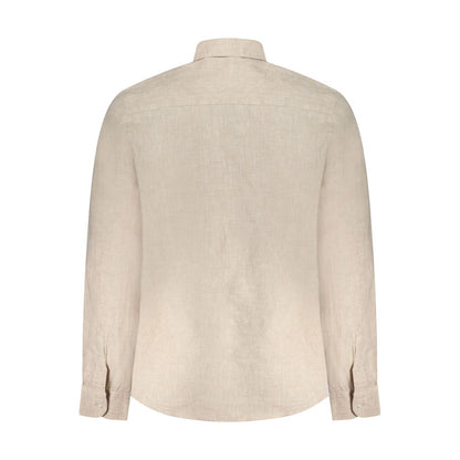 Beige Linen Shirt
