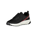 Black Polyester Sneaker