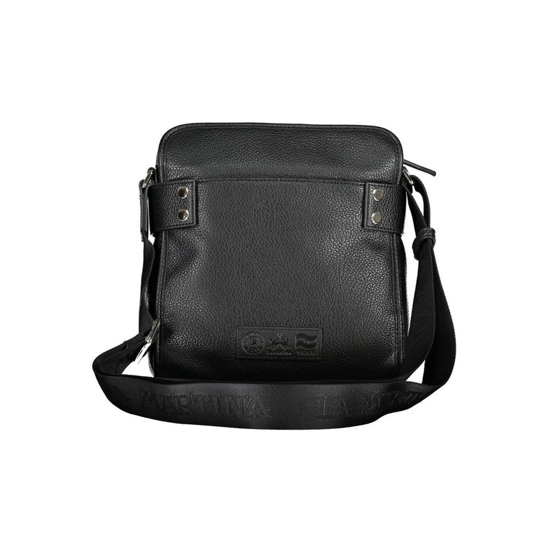 Black Polyethylene Shoulder Bag
