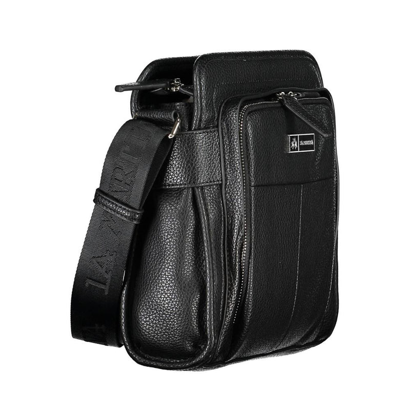 Black Polyethylene Shoulder Bag