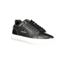 Black Leather Men Sneaker