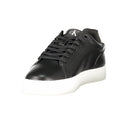 Black Leather Men Sneaker