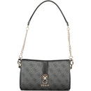 Black Polyethylene Women Handbag