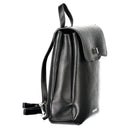 Black Polyethylene Women Backpack