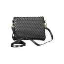 Black Polyethylene Women Handbag